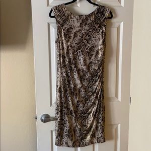 LAST CHANCE!! Caché Snake Skin Print Dress